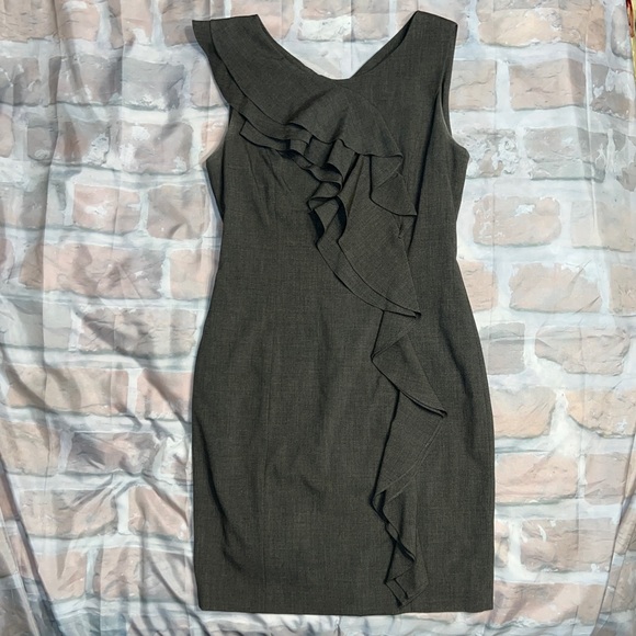 Calvin Klein Ruffle Dress - Picture 1 of 9